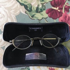 Vintage CHANEL eyeglass frames with case